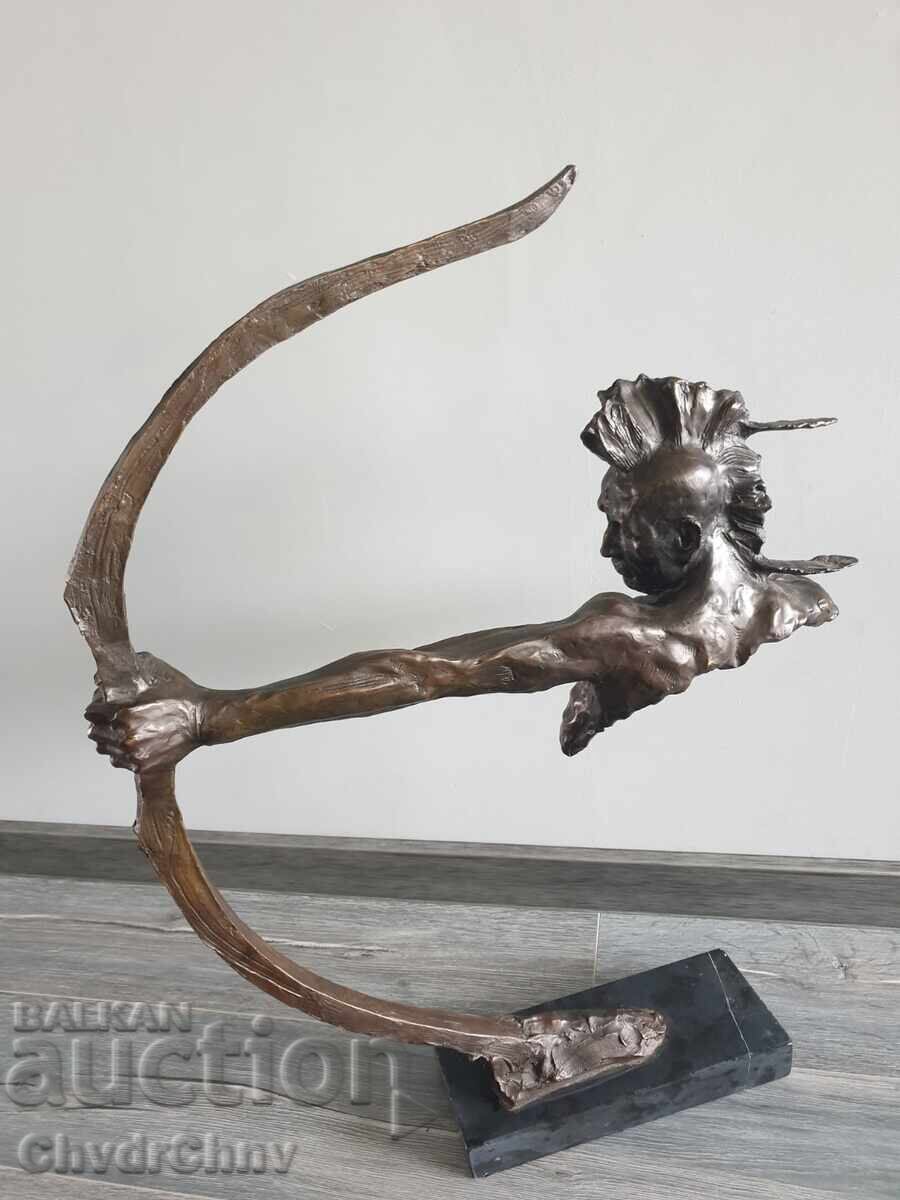 Bronze sculpture/figure of an Indian/McKenzie statue with price 3000.00 BGN | € 1533.88