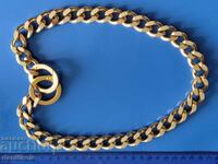 *$*Y*$* UN LANȚ GROS, SUPERB, DIN AUR, STILAT, MINUNAT *$*Y*$*