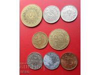 Mixed lot of 8 coins