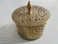 №8204 Old Metal Brass Decorative Box