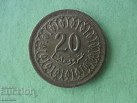 20 Millimes 1983 Tunisia