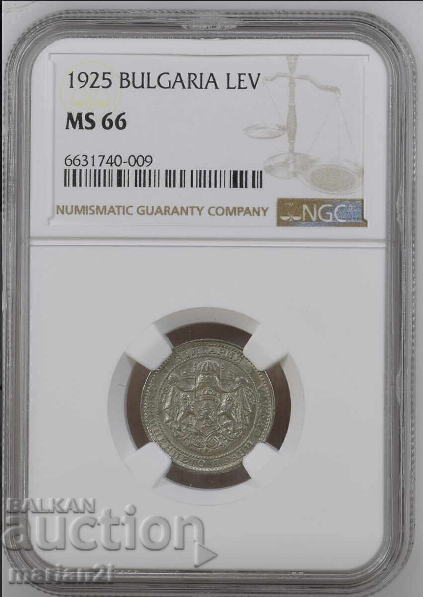 1 lev 1925 MS66