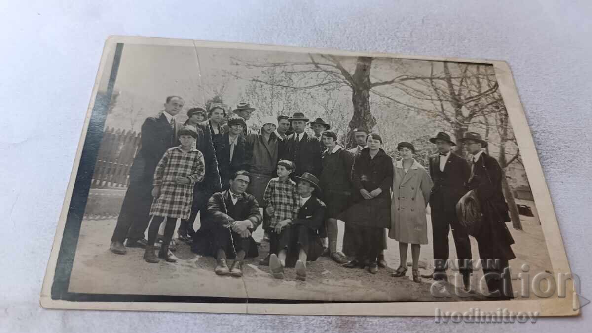 Fotografie Sofia Bărbați femei și copii 1928