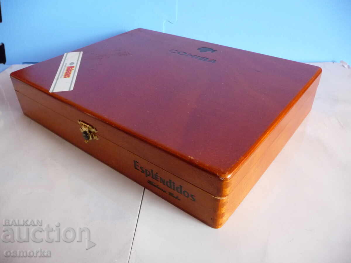 Δημοπρασία Cohiba ξύλινο κουτί κουβανέζικων πούρων Αβάνα Habanos Cuba