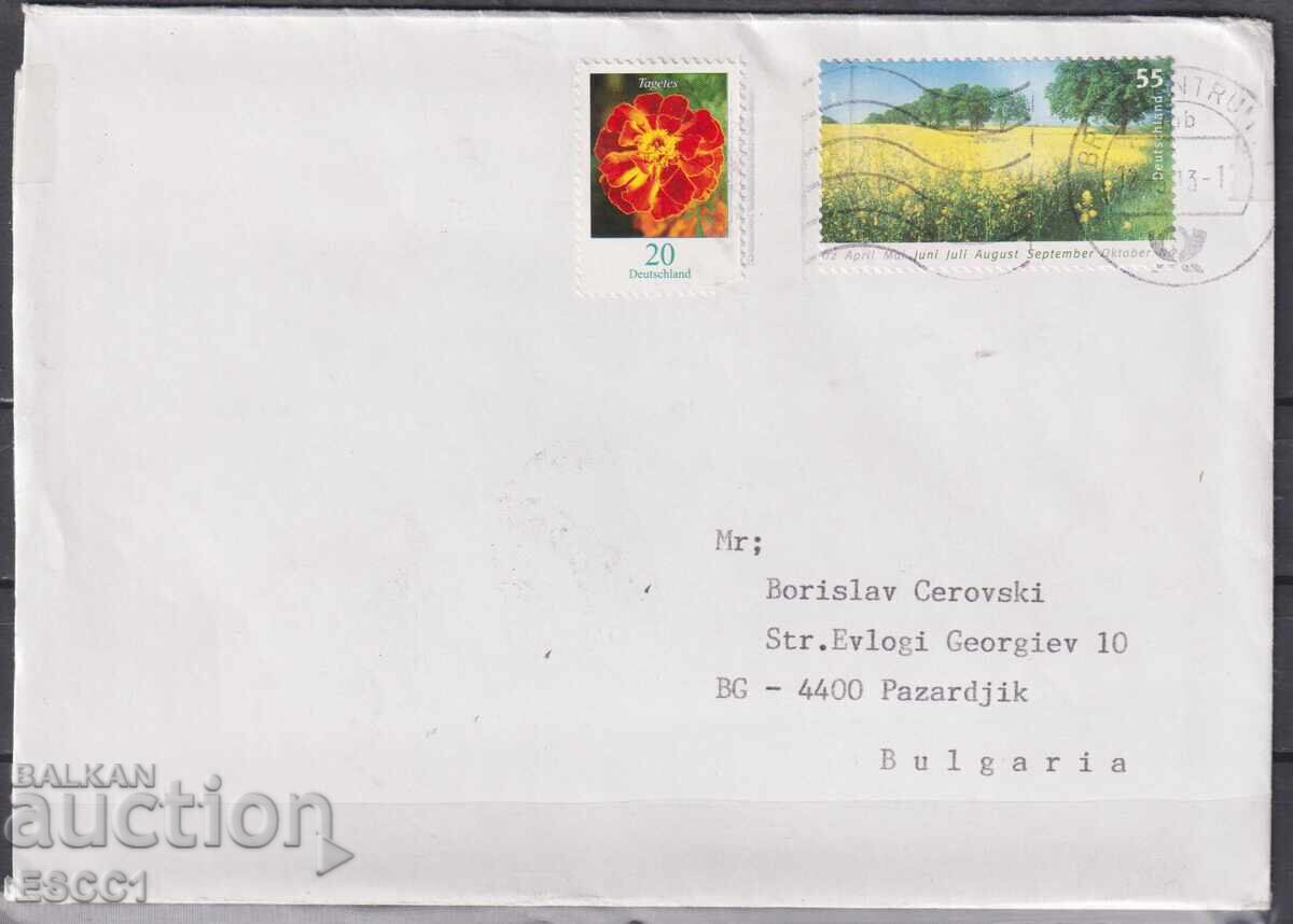 Ταχυδρομικός φάκελος με γραμματόσημα Τοπία Εποχές 2006 Λουλούδι από Γερμανία