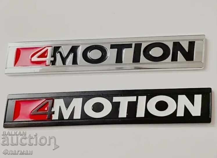 Embleme noi ”4MOTION” pentru Volkswagen - 111 mm./19 mm
