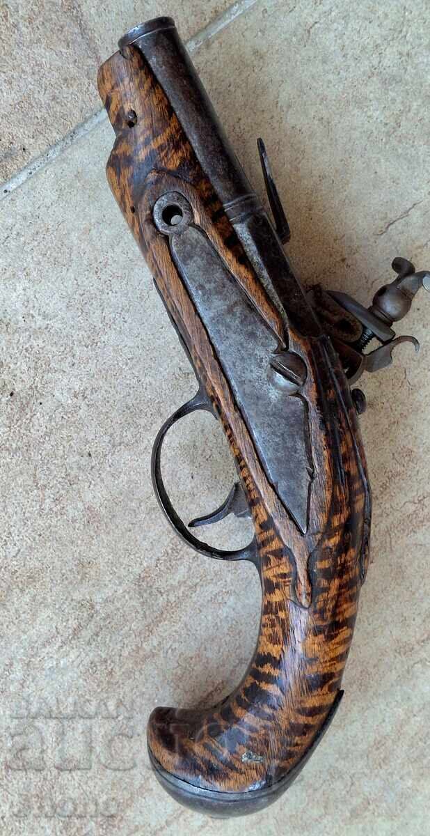 Licitație Pistolet cu cremene, pistol, cu cremene, țevi, luptător, pușcă Licitație Pistolet cu cremene, pistol, cu cremene, țevi, luptător, pușcă