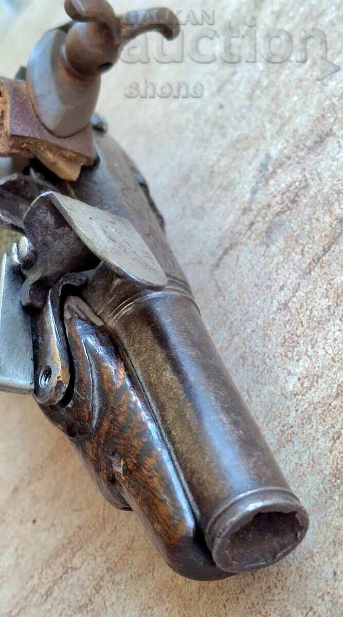 Pistolet cu cremene, pistol, cu cremene, țevi, luptător, pușcă - 6