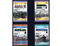 Tuvalu/Nukulaelae/1984 - Locomotives 1 Leaders of the World MNH