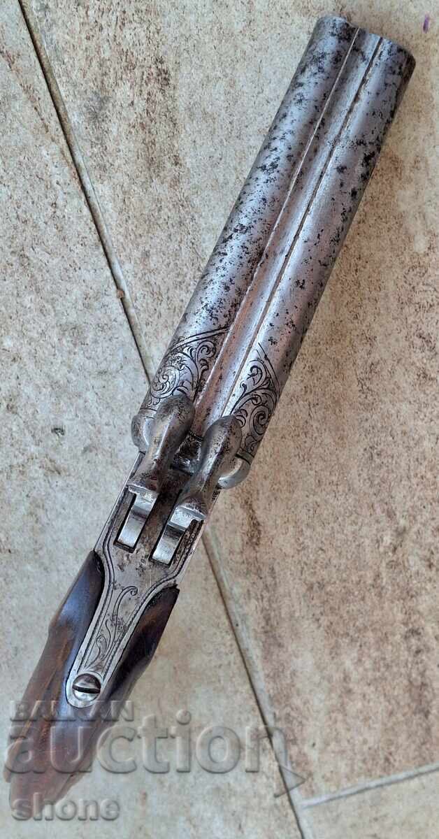 Pistolet cu cremene, pistol, cu cremene, țevi, luptător, pușcă cu preț 1150.00 BGN | € 587.99