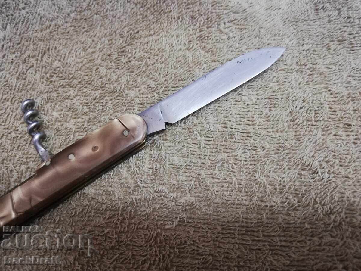 БЪЛГАРСКИ ДЖОБЕН НОЖ БУКОВЕЦ,НОЖЧЕ,ОТВАРАЧКА,РЯДКА ШАРКА - 5