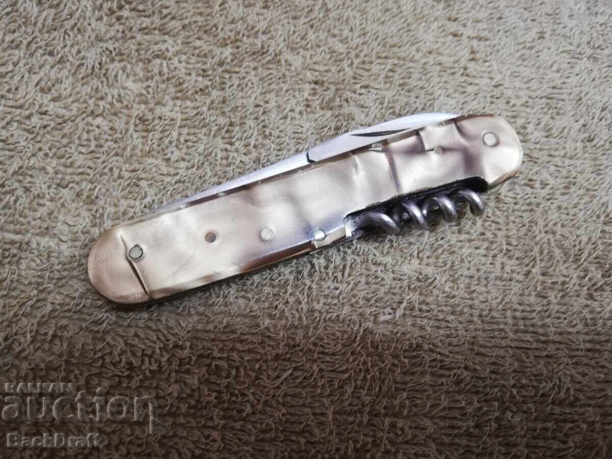 БЪЛГАРСКИ ДЖОБЕН НОЖ БУКОВЕЦ,НОЖЧЕ,ОТВАРАЧКА,РЯДКА ШАРКА - 6