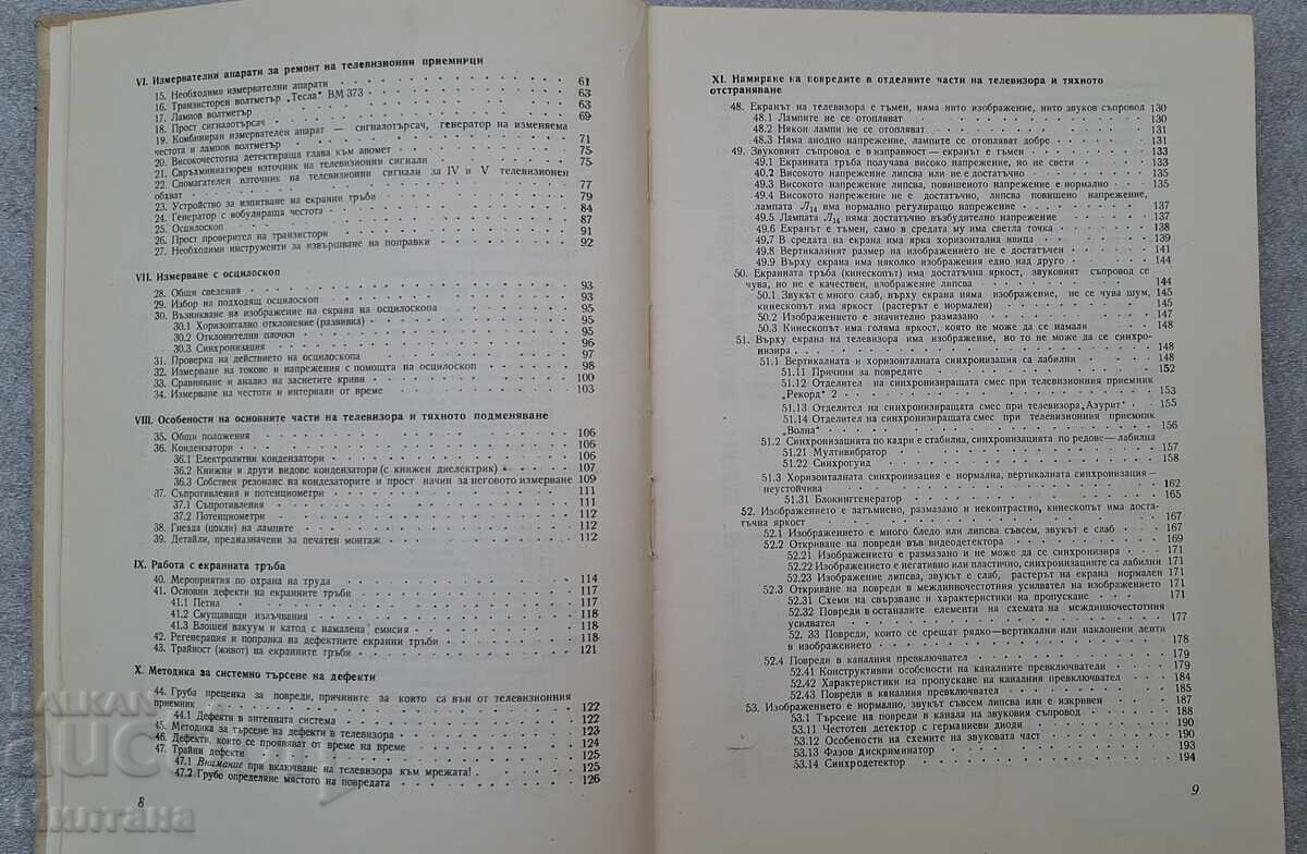 Доставка на Наръчник на телевизионния монтьор - Милан Чески 1965г.
