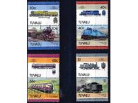 Τουβαλού 1985 - Λοκομοτίβες 5 Leaders of the World MNH