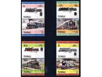 Τουβαλού 1984 - lokomotivi 3 Leaders of the World MNH