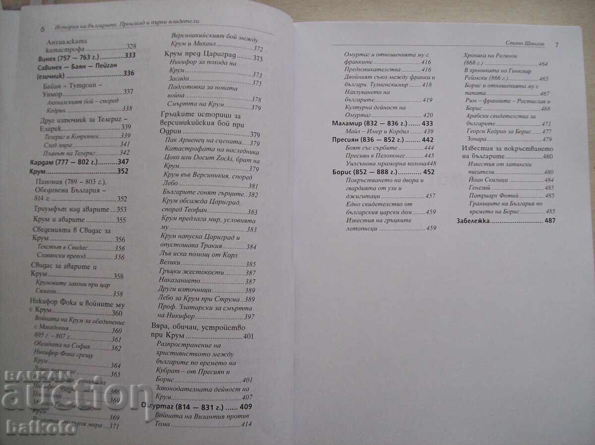 Livrarea Istoria bulgarilor