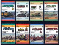 Tuvalu/Nukulaelae/1986 - Locomotives 4 Leaders of the World MNH