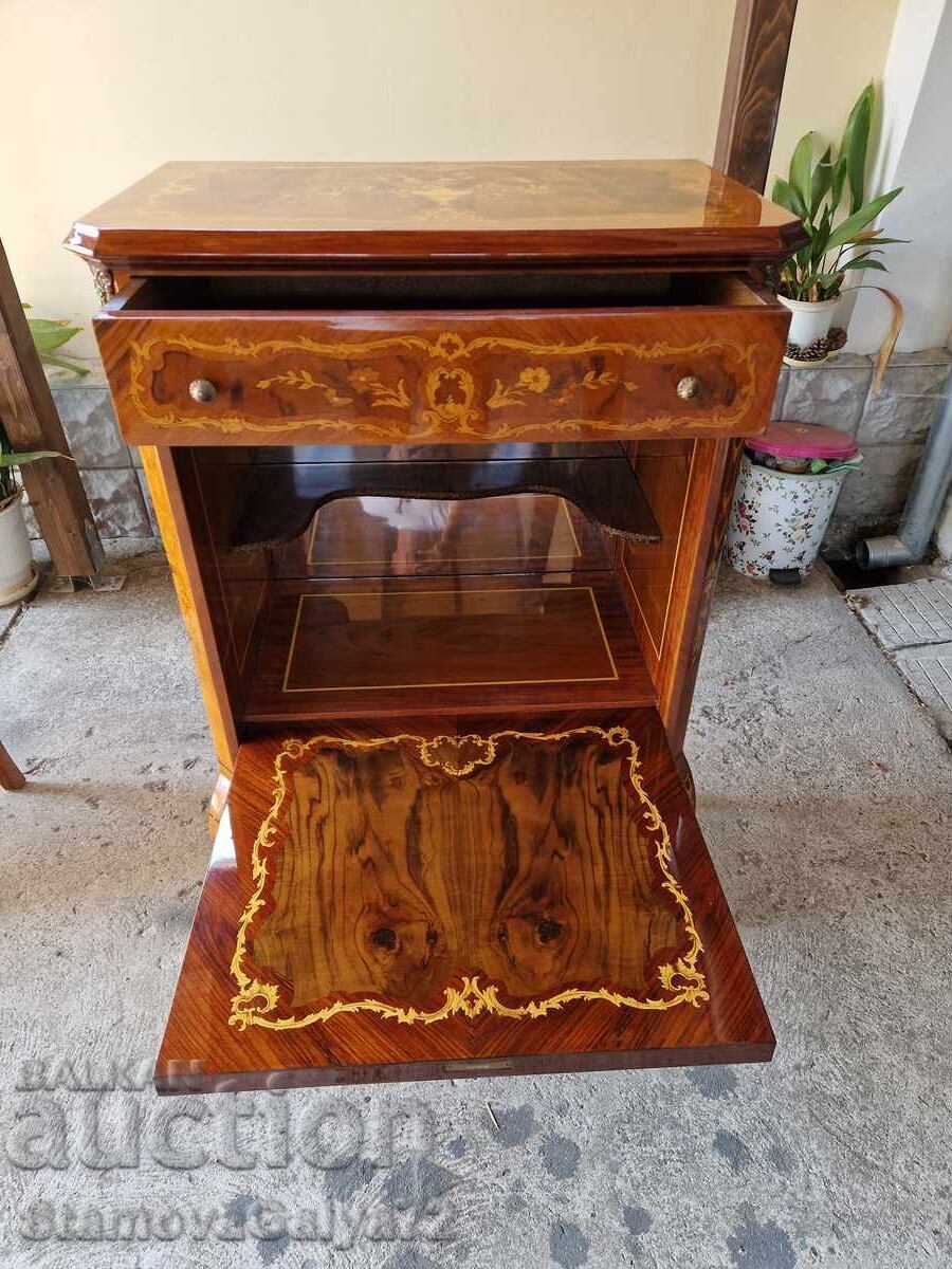 Μοναδικό γαλλικό αντίκα μπαρ-ντουλάπι - 5