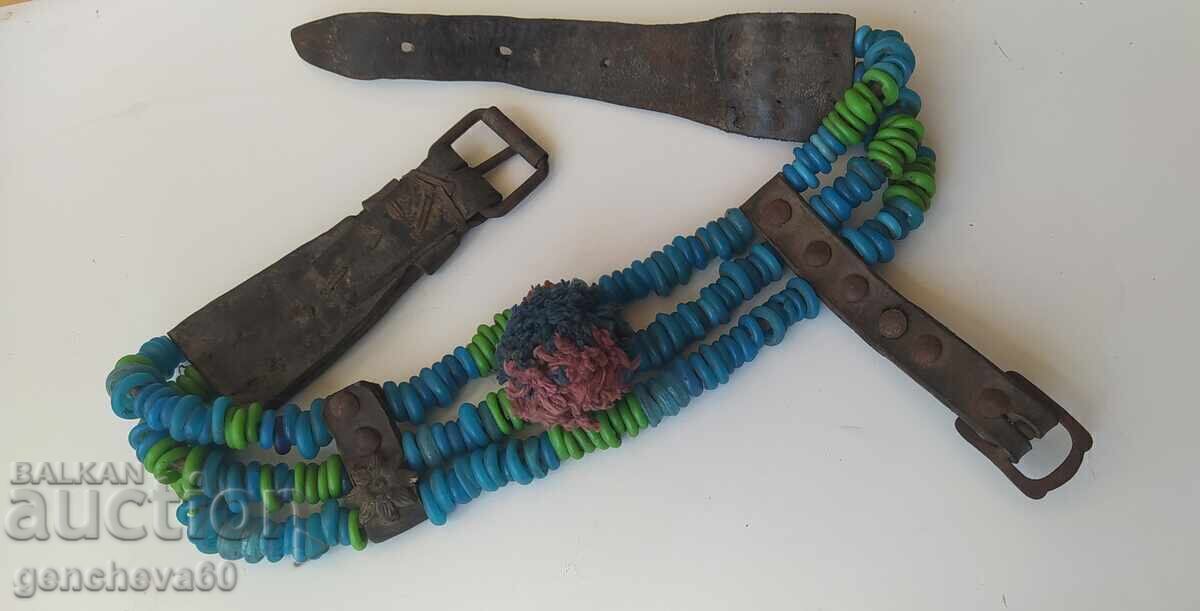 Decoration for horse/donkey harness - old glass beads with price € 40.00 | 78.23 BGN