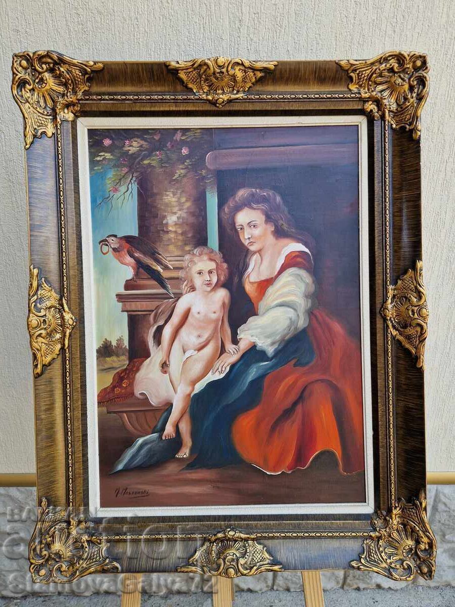 Unique antique original master oil painting with price € 200.94 | 393.00 BGN Unique antique original master oil painting with price € 200.94 | 393.00 BGN