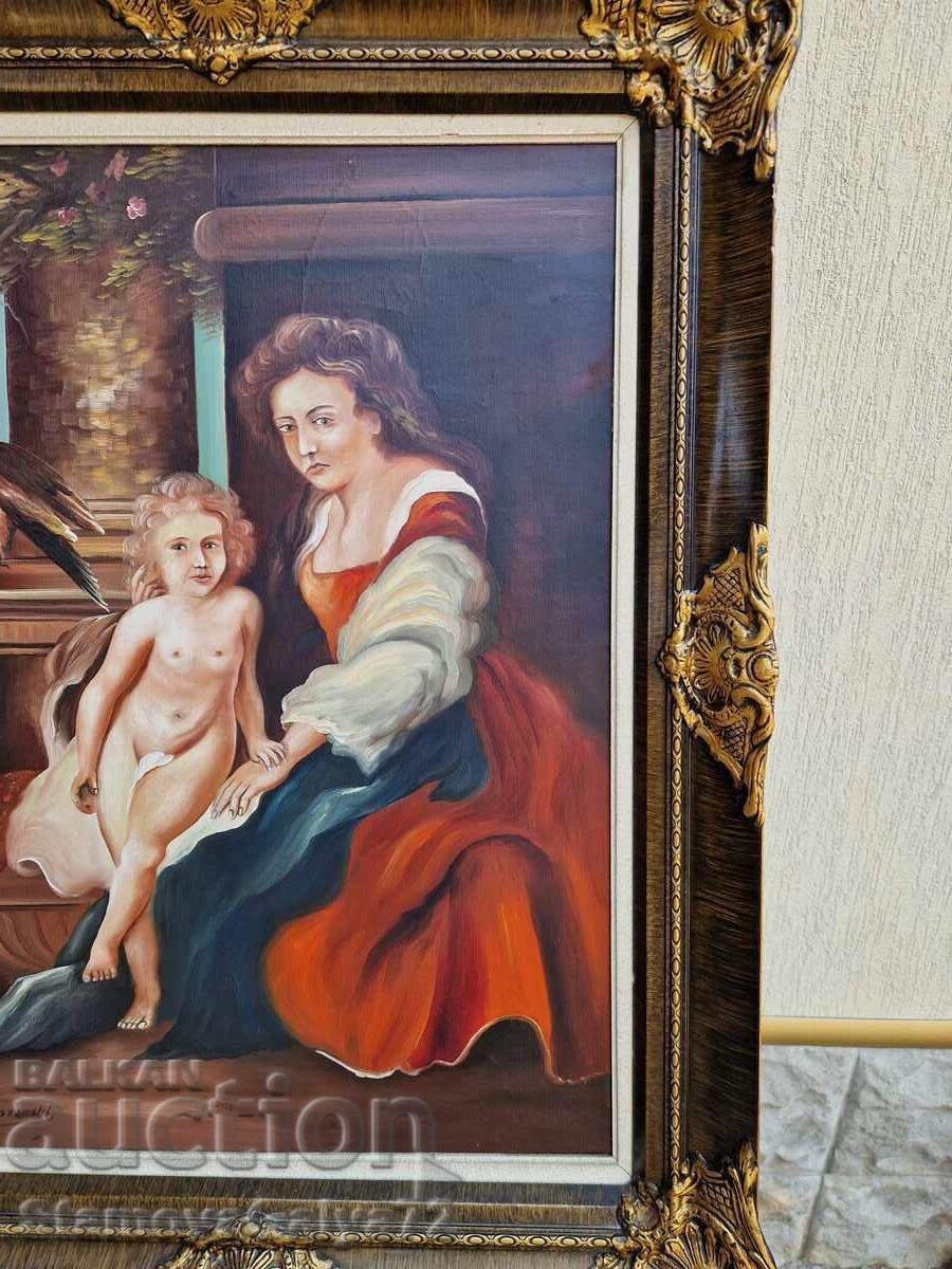 Delivery of Unique antique original master oil painting Delivery of Unique antique original master oil painting