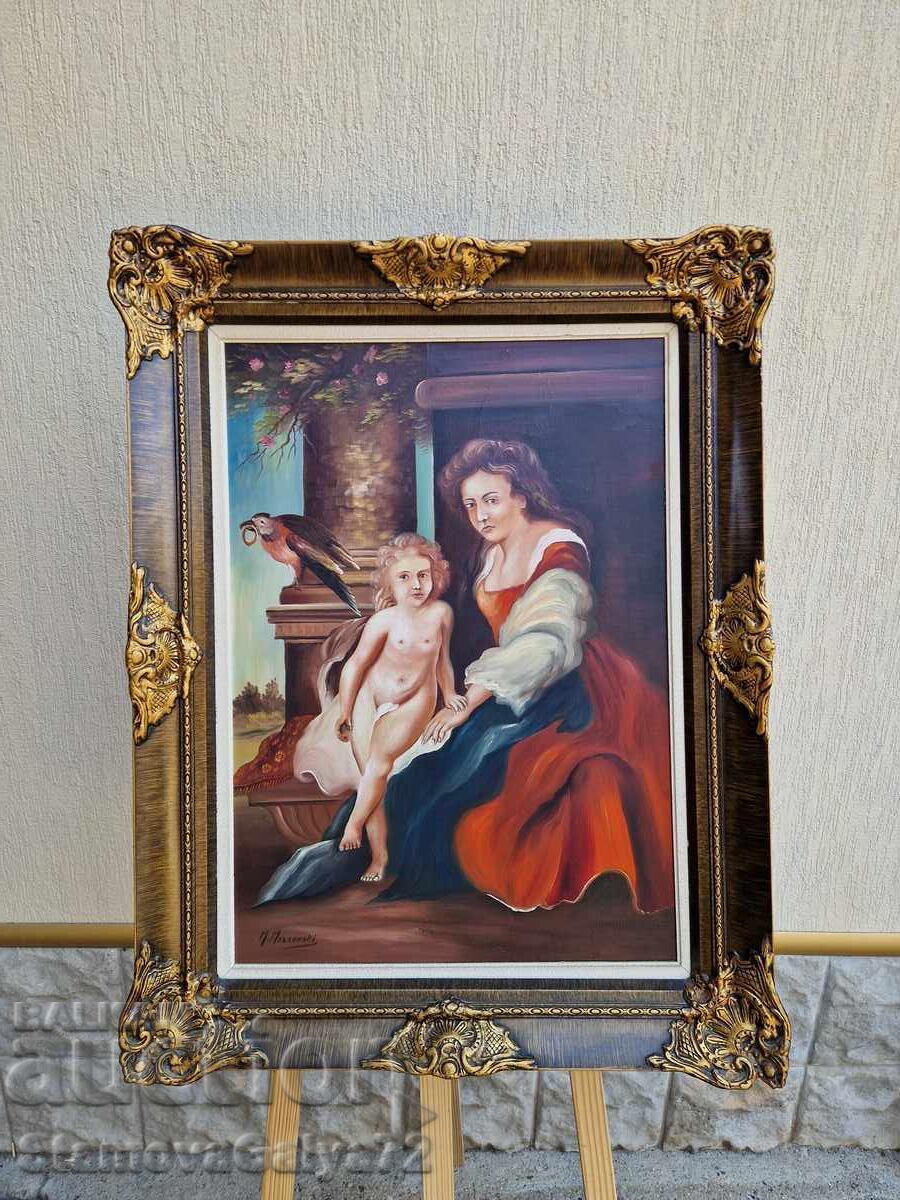 Unique antique original master oil painting Unique antique original master oil painting