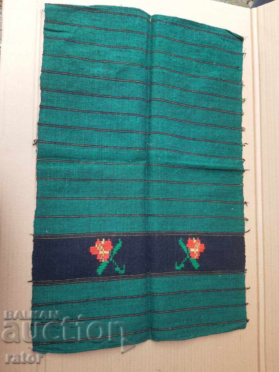 Authentic woven wool apron, folk costume, UNUSED