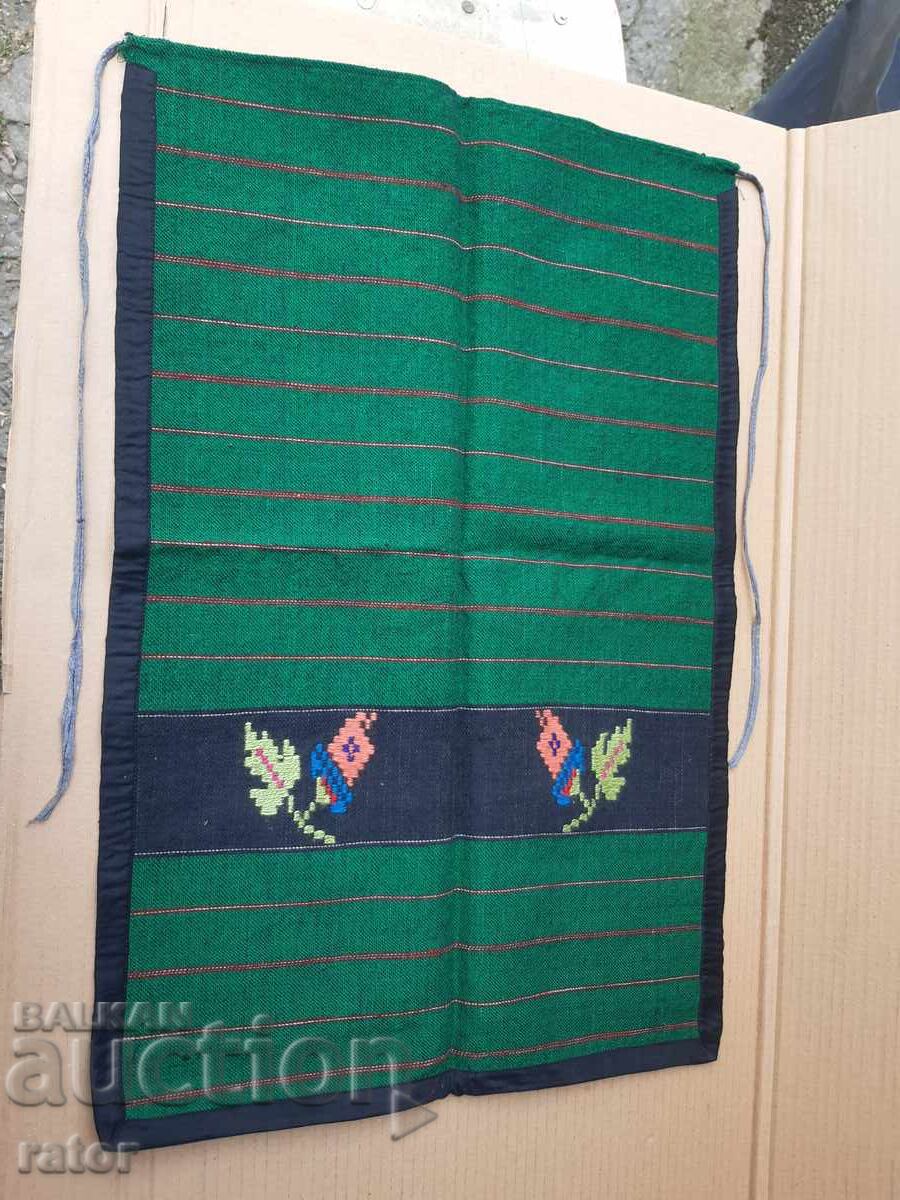 Αυθεντική υφαντή μάλλινη ποδιά, φορεσιά, ΑΧΡΗΣΙΜΟΠΟΙΗΤΗ