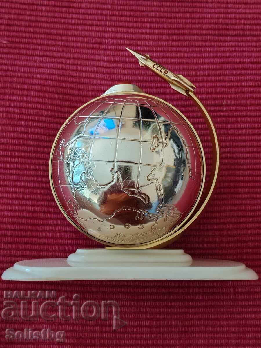 Стар механичен часовник, будилник Слава, СССР. - 6