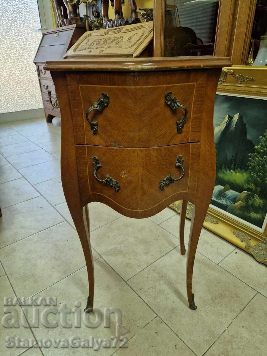 Licitație Dulapior antic englezesc, comodă masivă