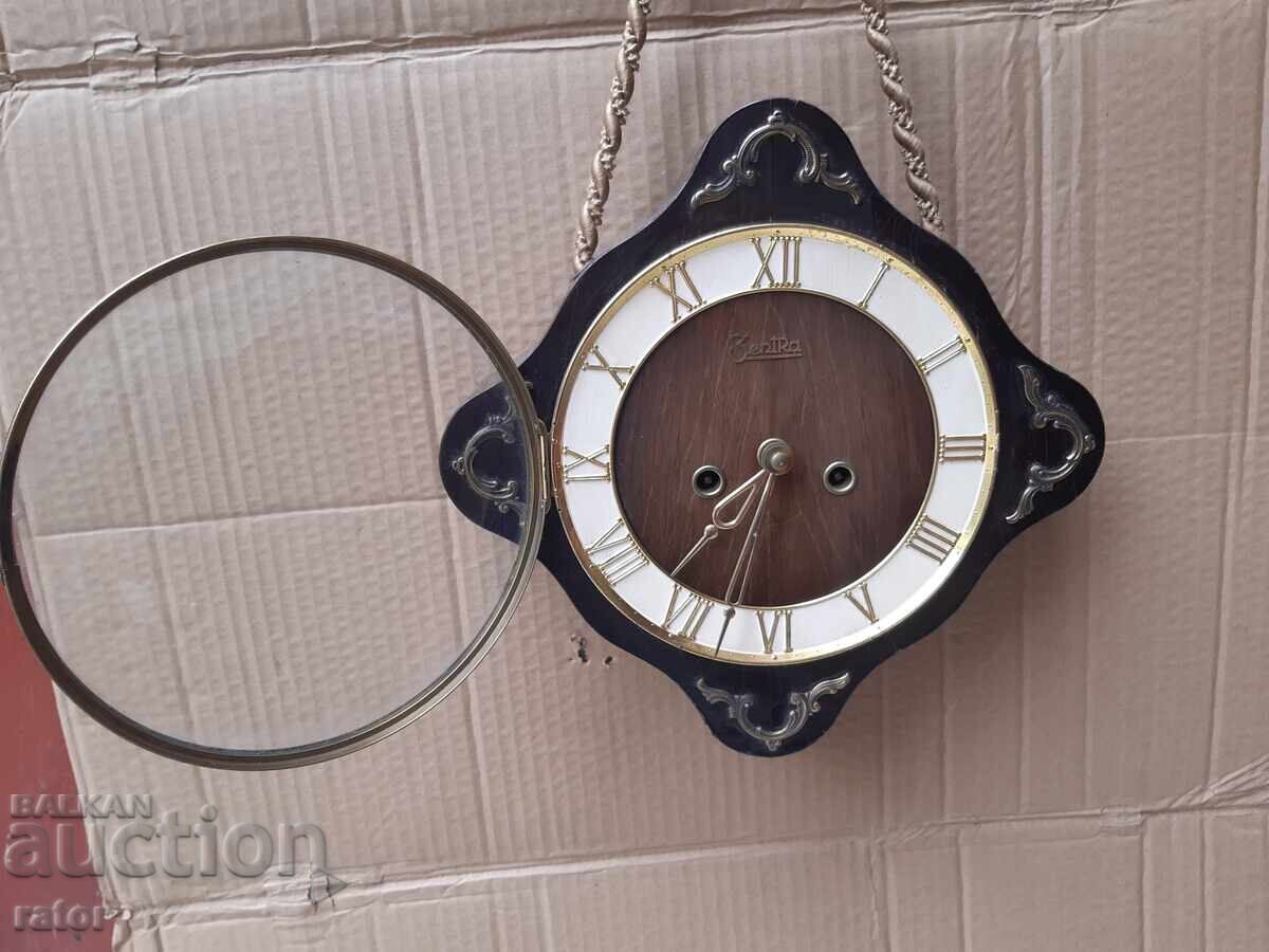 Auction Old German wall clock ZENTRA, ZENTRA, working Auction Old German wall clock ZENTRA, ZENTRA, working