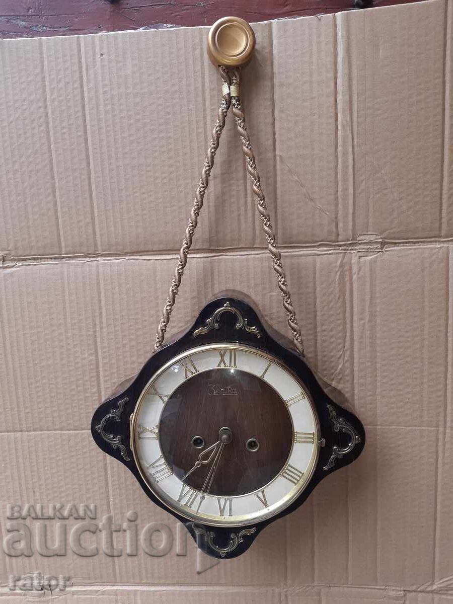 Old German wall clock ZENTRA, ZENTRA, working Old German wall clock ZENTRA, ZENTRA, working