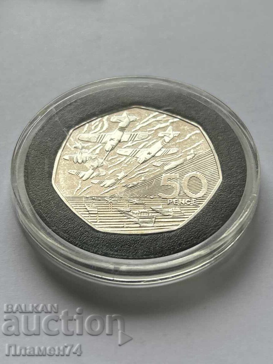 Доставка на 50 пенса 1994г Великобритания Десантът в Нормадия