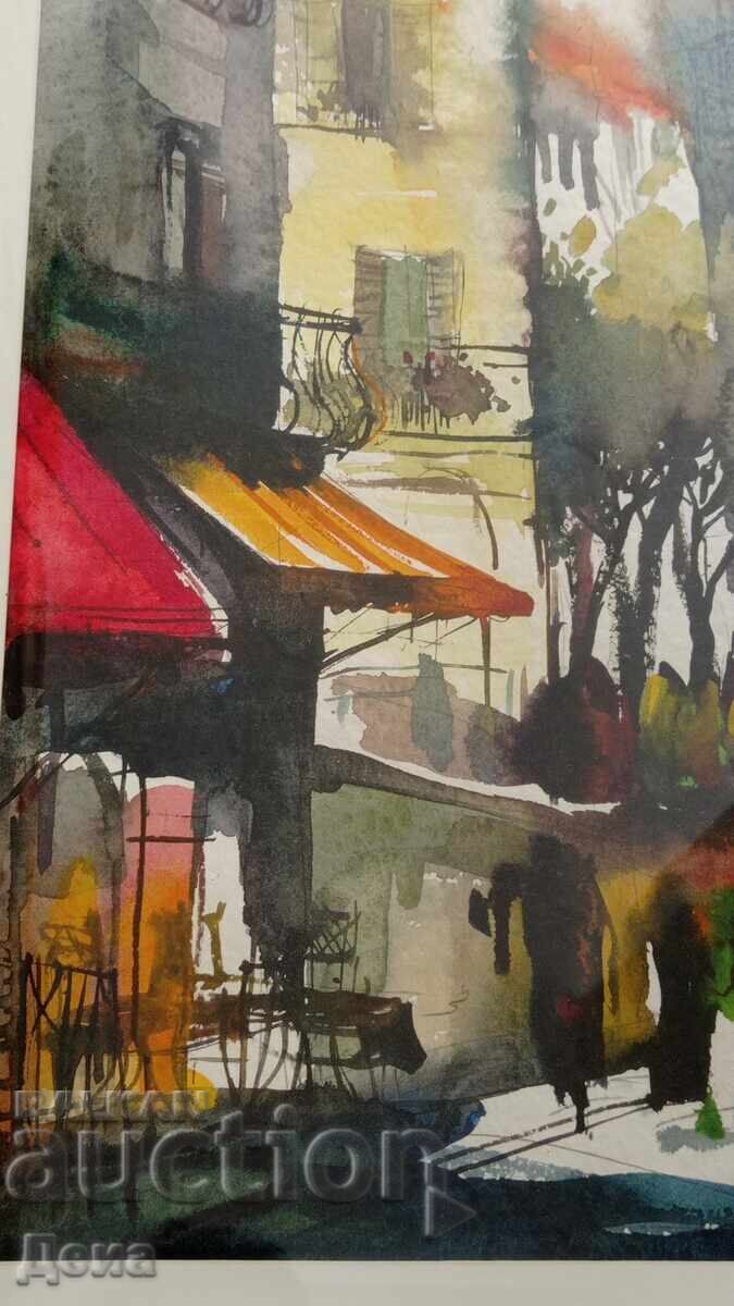 Ivan Dodov, acuarelă frumoasă, 1993 - 7 Ivan Dodov, acuarelă frumoasă, 1993 - 7