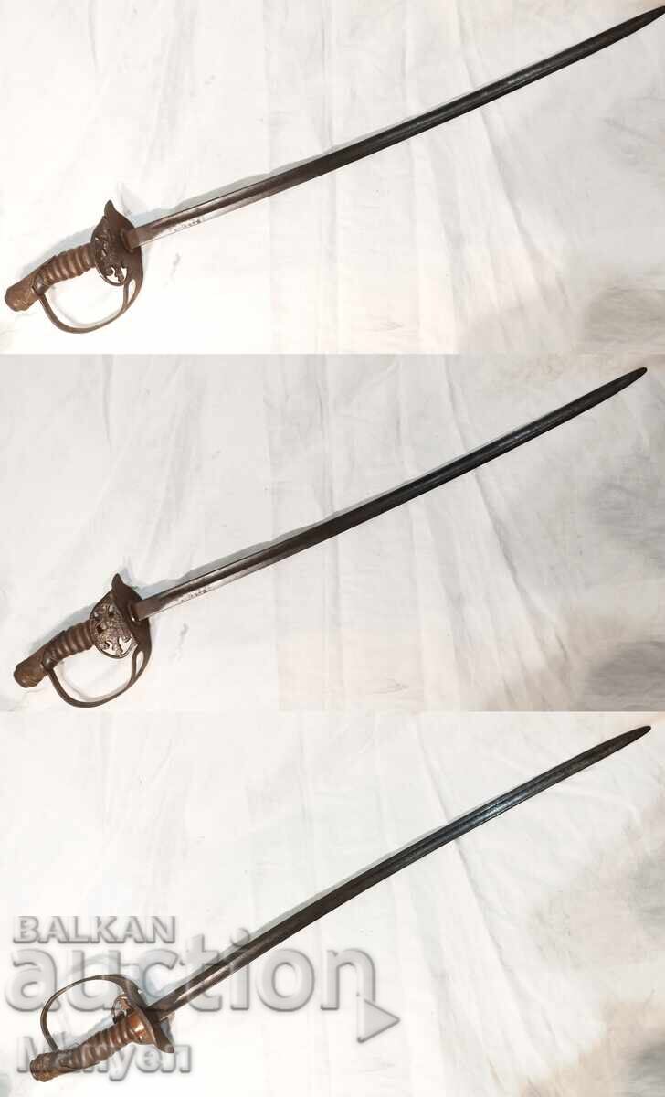 Imperiul German, Prusia, sabie de copil model 1889, rară - 7