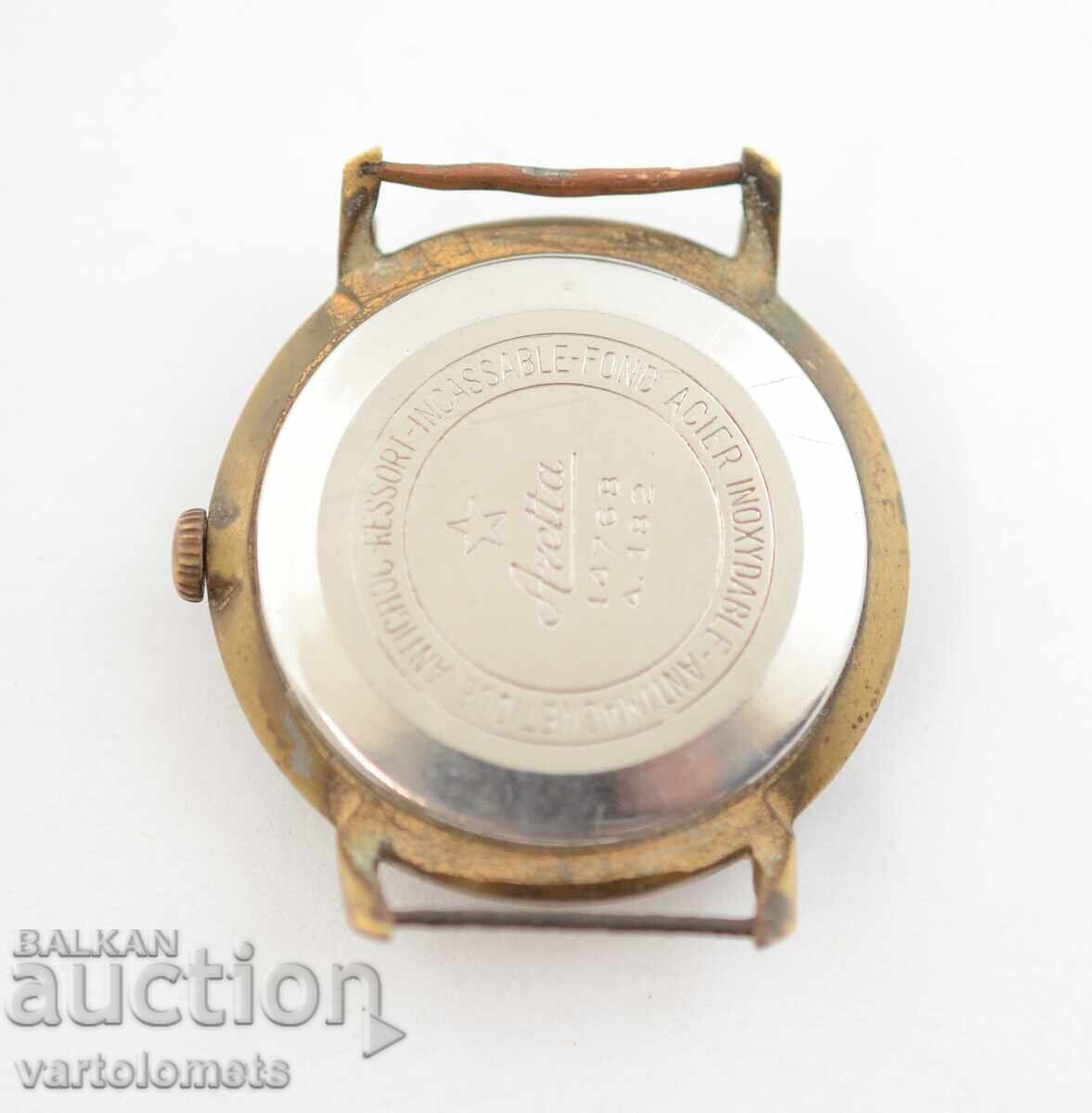 Ανδρικό ρολόι ARETTA de LUXE Swiss made - λειτουργεί με τιμή 16.00 BGN | € 8.18