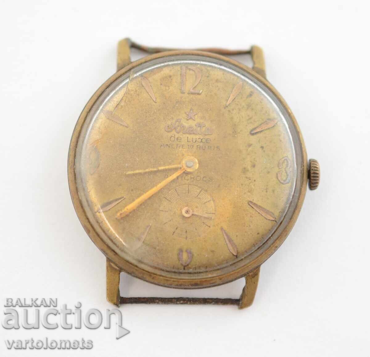 Ανδρικό ρολόι ARETTA de LUXE Swiss made - λειτουργεί