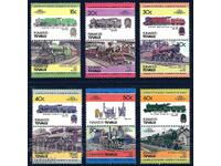 Tuvalu/Funafuti/1984 - Locomotives 1 Leaders of the World MNH