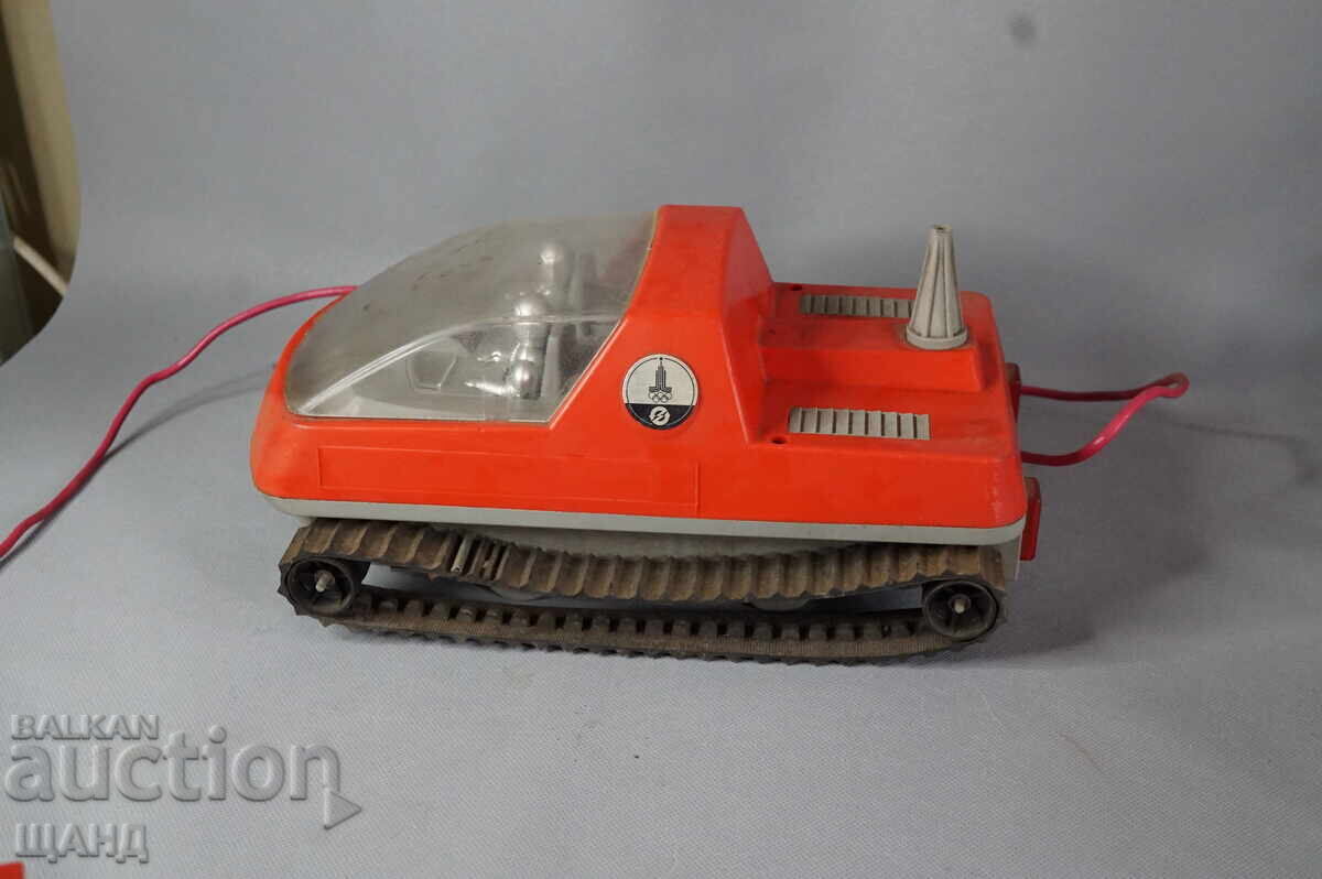 Παλιό Ρωσικό Πλαστικό Παιχνίδι Μοντέλο Σεληνοχόδου Διάστημα - 5