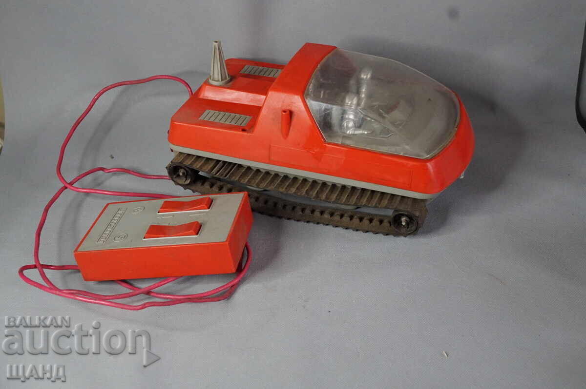 Παλιό Ρωσικό Πλαστικό Παιχνίδι Μοντέλο Σεληνοχόδου Διάστημα