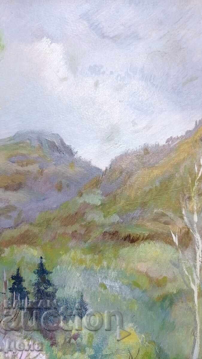 Аукцион Иван Йорданов майсторска картина 1957г.