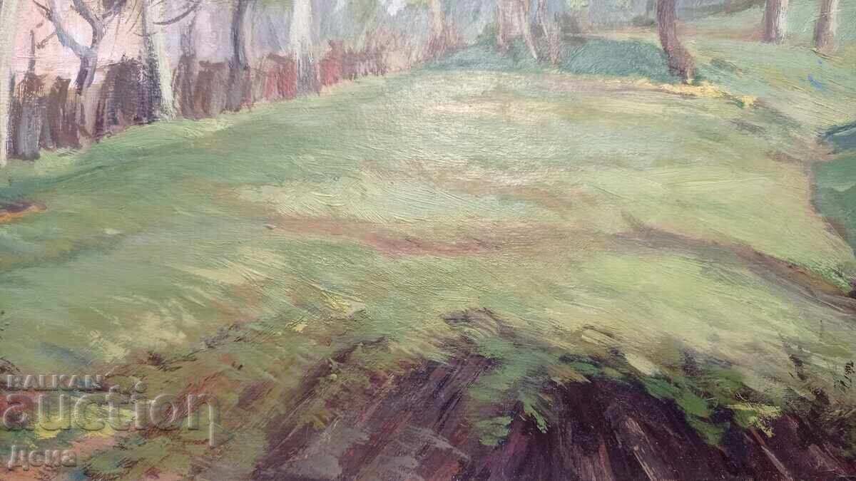 Иван Йорданов майсторска картина 1957г. - 6