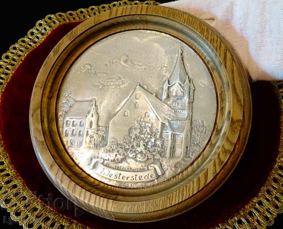 Panou din tablă, tablou în relief al bisericii Sf. Petru - 5