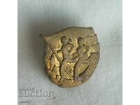 Badge, sign 1948 - Physical Culture Festival, Sofia. On screw