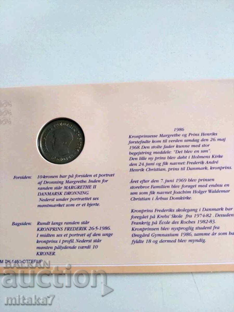 Delivery of 10 kroner 1986, Denmark Delivery of 10 kroner 1986, Denmark