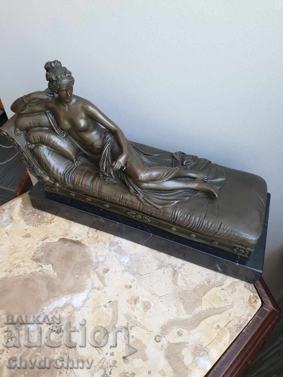 Large Bronze Sculpture/Erotic/Figure P. Bonaparte - Venus