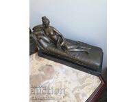 Large Bronze Sculpture/Erotic/Figure P. Bonaparte - Venus