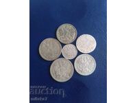 Малък лот сребърни монети