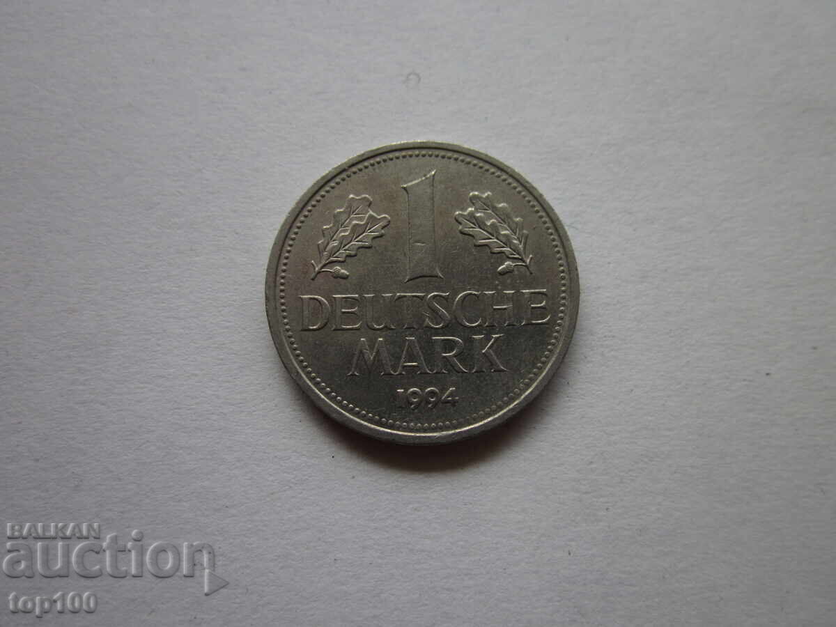 Auction 1 Deutsche Mark 1994. Excellent condition!!! Auction 1 Deutsche Mark 1994. Excellent condition!!!