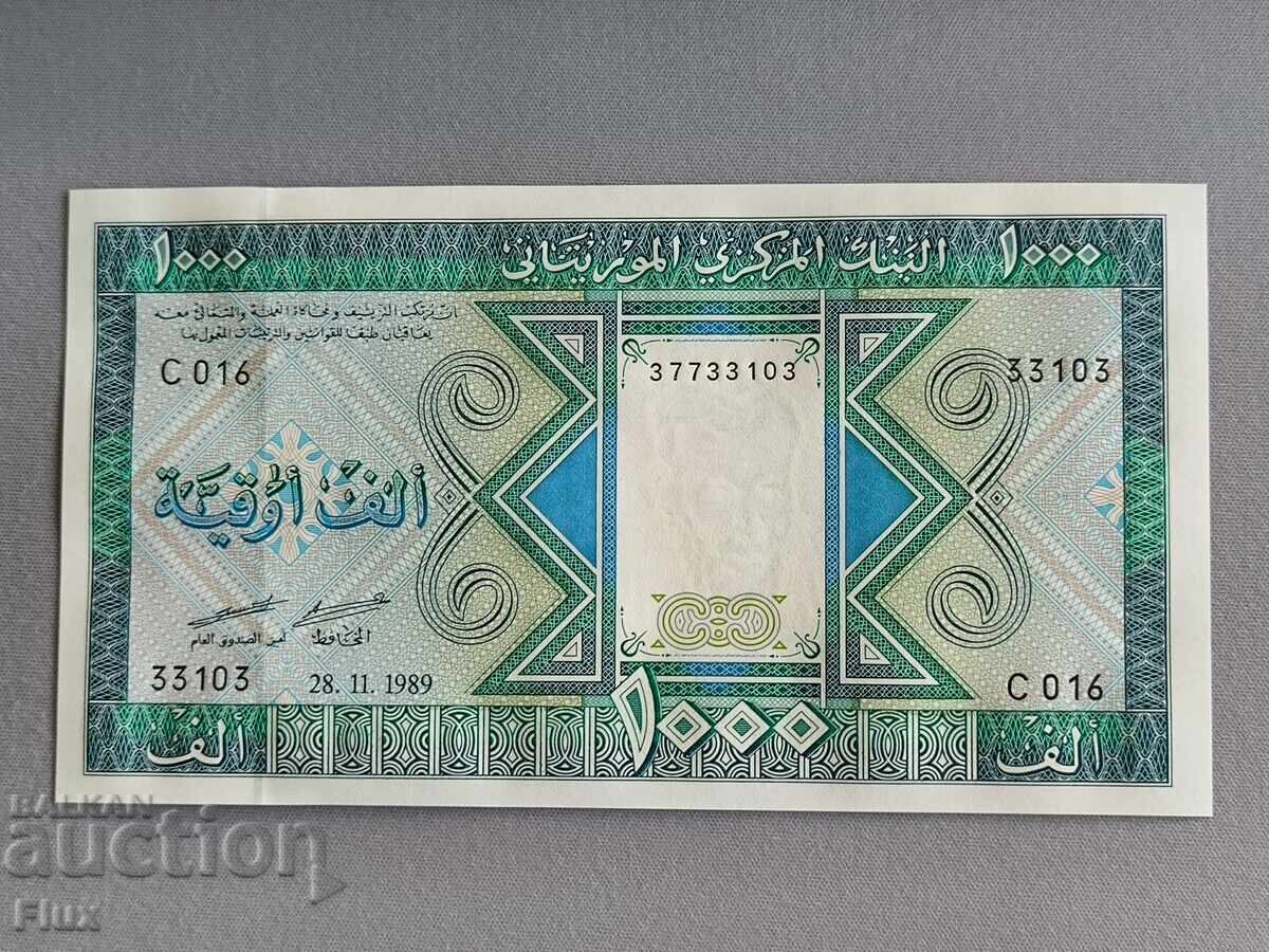 Τραπεζογραμμάτιο - Μαυριτανία - 1000 ουγκίγια UNC | 1989